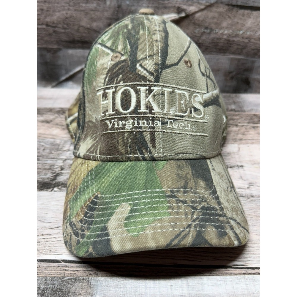 The Game NCAA Virginia Tech Hokies Camoflauge Hat Fitted Size L/XL